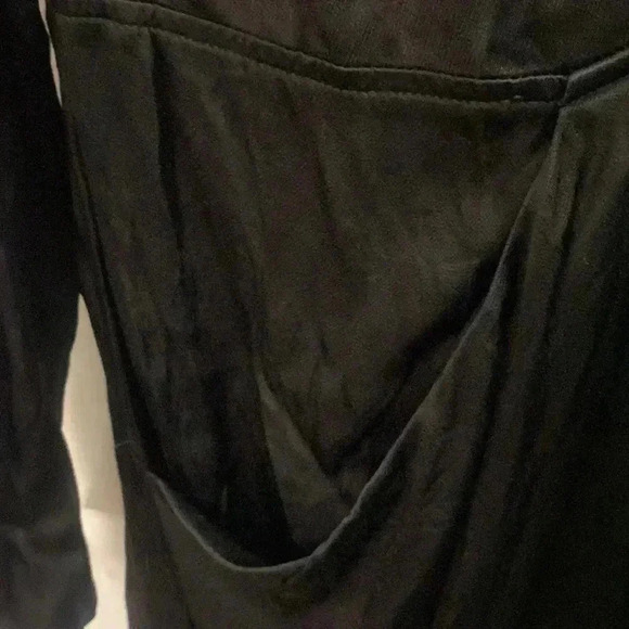 Reformation Black Satin Midi Dress - Picture 4 of 7